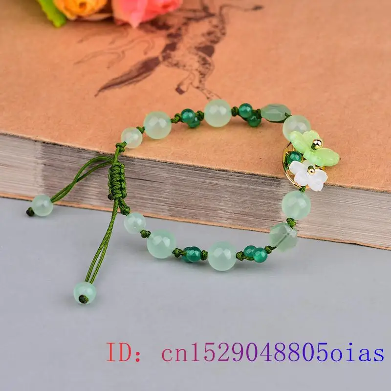 Green Jade Flower Bracelet Amu - Beading review and price