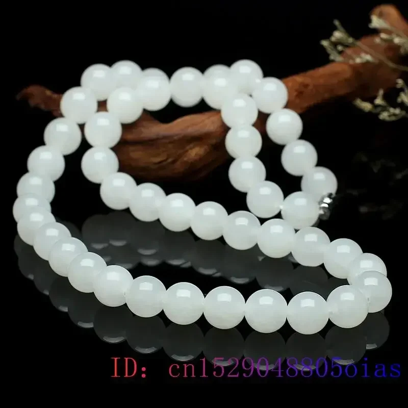 White Jade Beaded Necklace Bea - Beading review and price