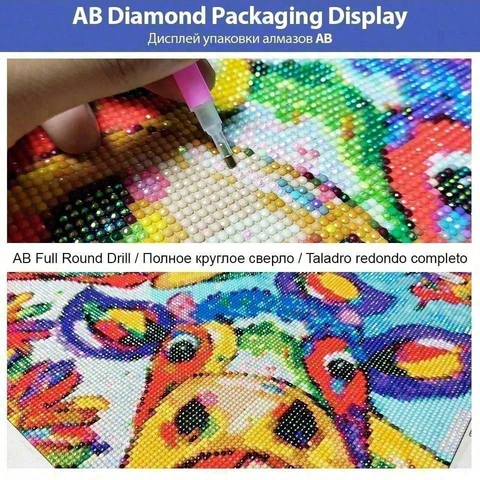 1 piece - Potdemiel-5D-DIY - F - 5D Diamond Painting Kit Full Drill review and price
