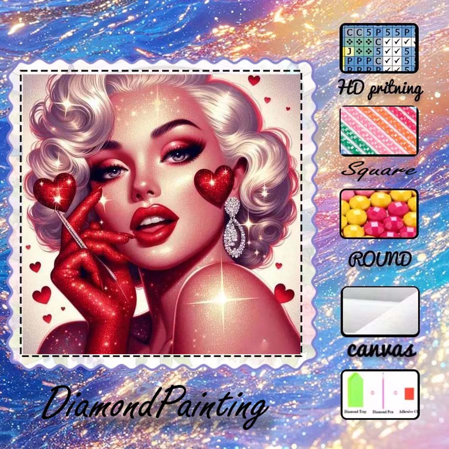 1 piece 5D DIY flocking cloth, - 5D Diamond Painting Kit Full Drill review and price