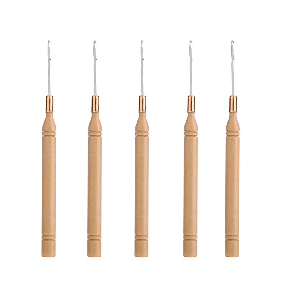Ergonomic Wooden Handle Hair E - Wooden Crochet Hooks Ergonomic Handle review and price