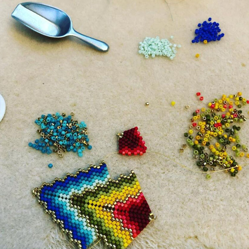 Japanese MKU Glass  Beads  Met - Glass Seed Beads 2Mm Jewelry Making review and price