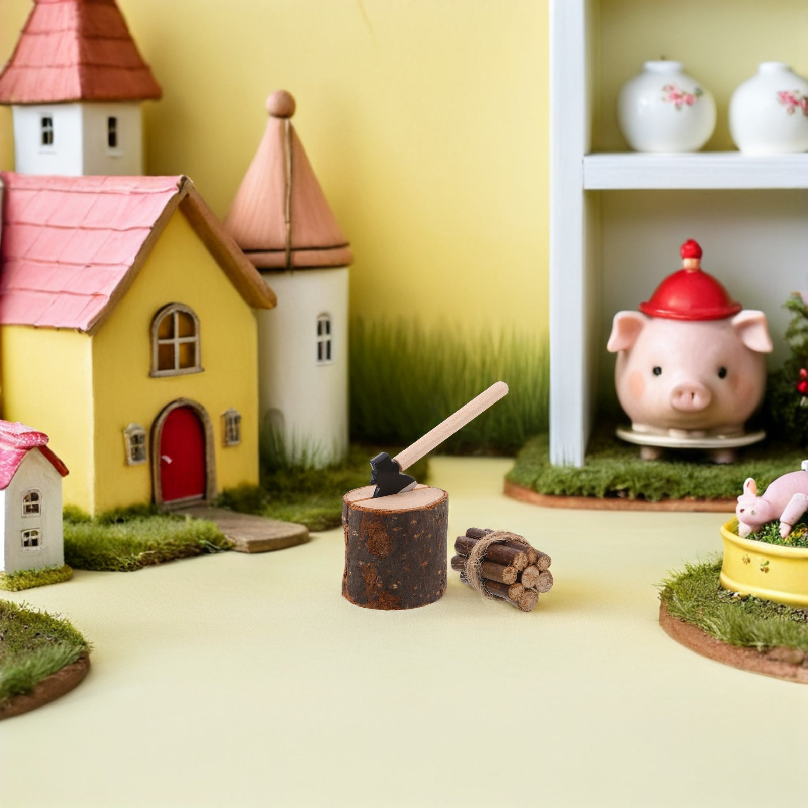 Miniature Firewood Set with Ch - Craft Tools review and price